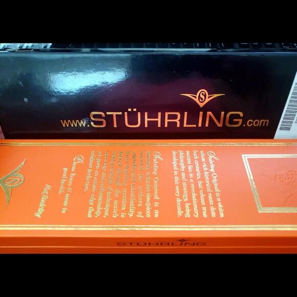 New Rare Rose Gold‎ Stuhrling Avant Garde Swiss Mens Watch - Picture 11 of 11